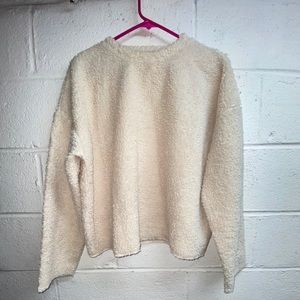 Faux Wool Sweatshirt